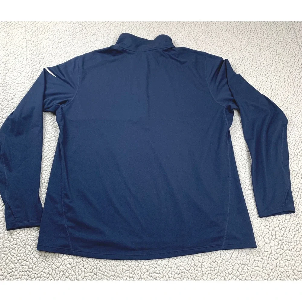 Nike NFL Dallas Cowboys Men's XL Navy Blue Dri-FIT Quarter Zip Pullover